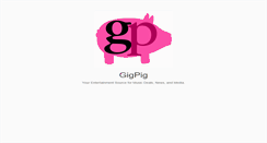 Desktop Screenshot of gigpig.us